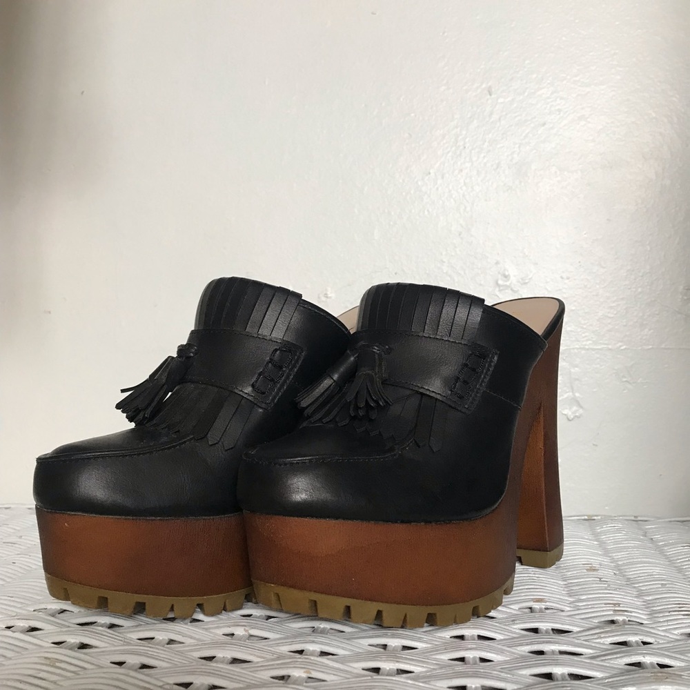 Retro Platform Heels/Clogs